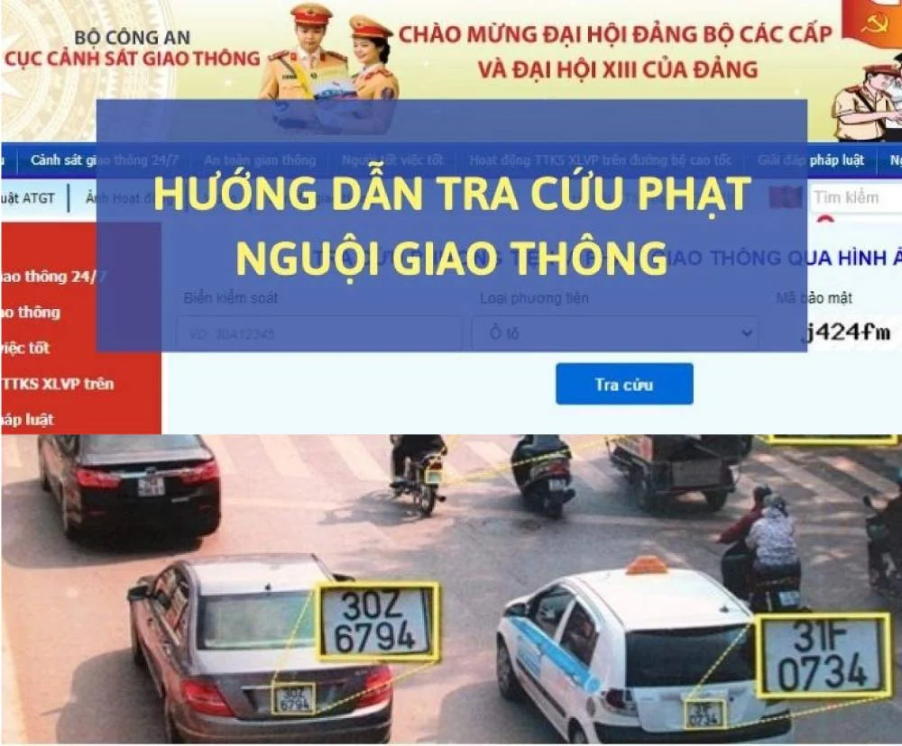 Hướng dẫn tra cứu phạt nguội