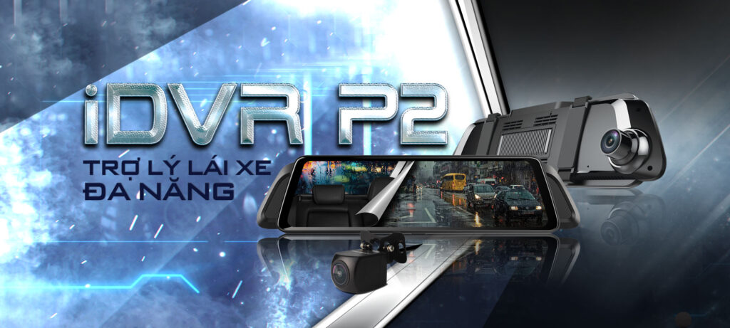 Một mẫu camera hành trình gương viền màn hình siêu mỏng