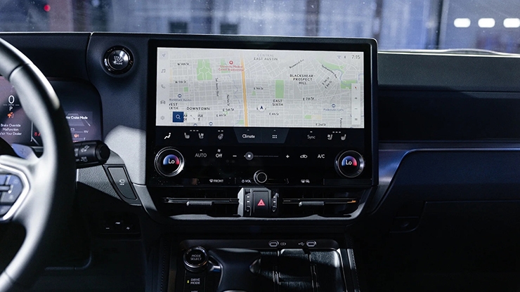 màn hình cảm ứng trung tâm