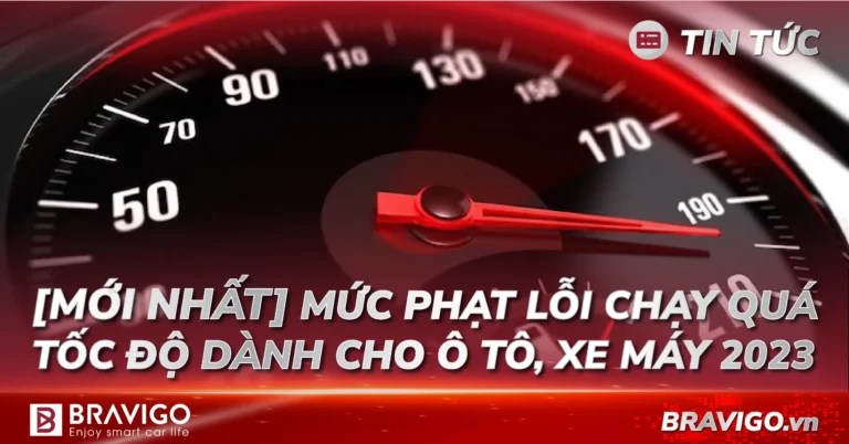 xử phạt lỗi chạy quá tốc độ