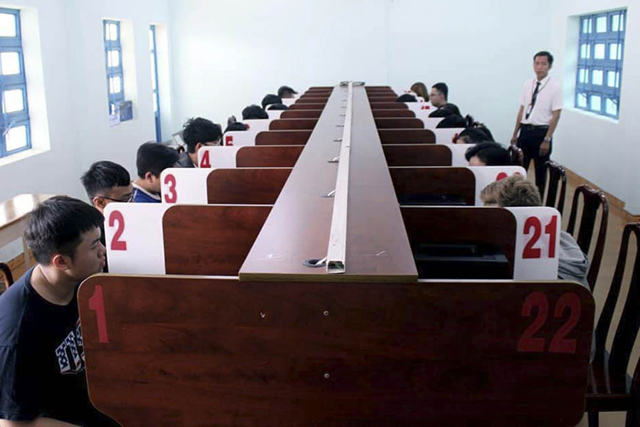 Phần thi sát hạch lái xe bằng B2