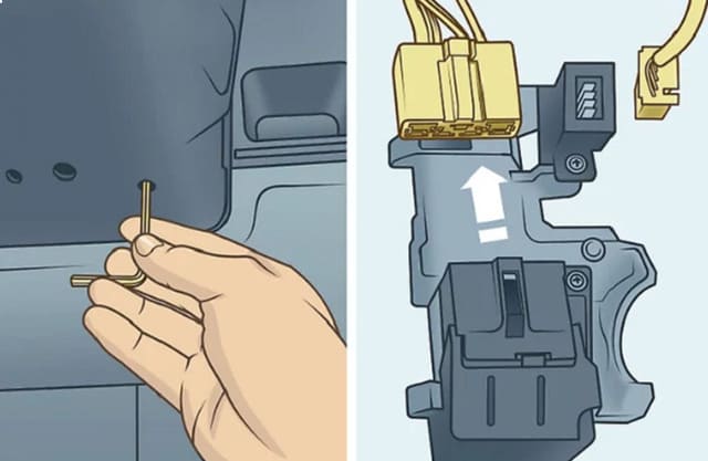 Mở khóa bằng tua vít thích hợp