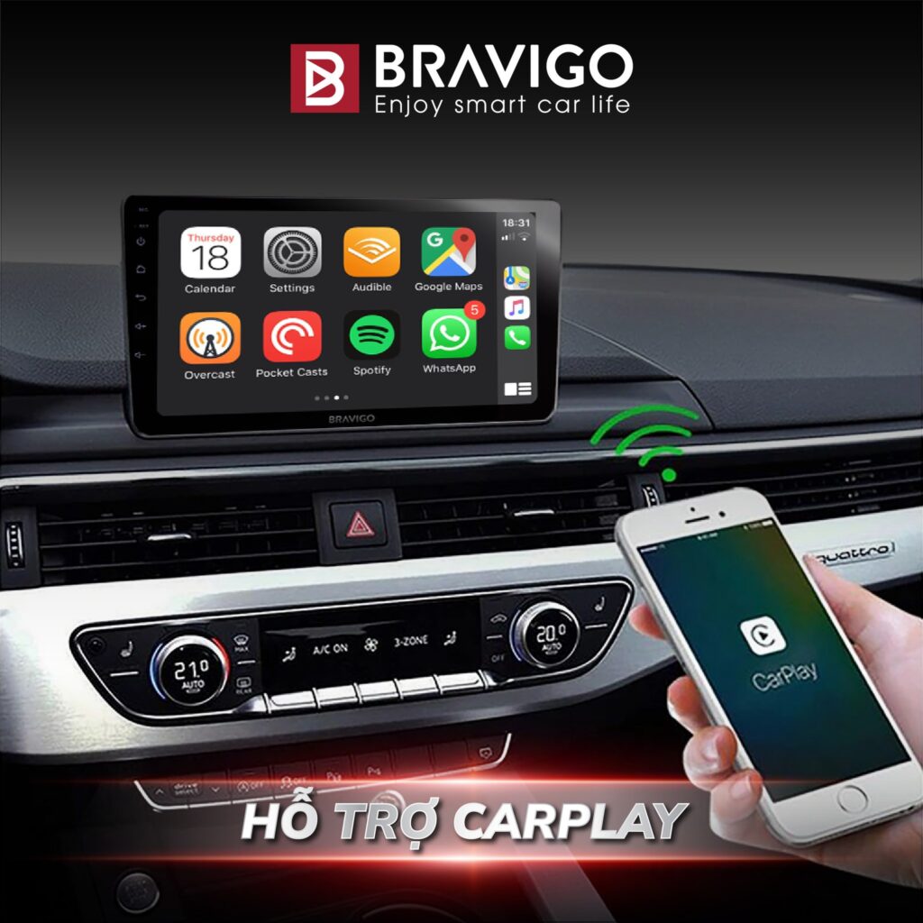 Kết nối với điện thoại thông minh