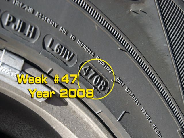Cách xem năm sản xuất lốp Michelin, Bridgestone, Kumho 