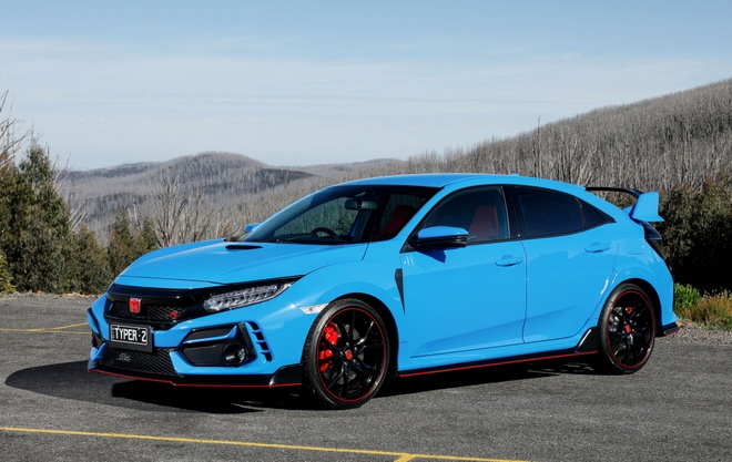 Honda Civic Type R màu xanh Blue Pearl