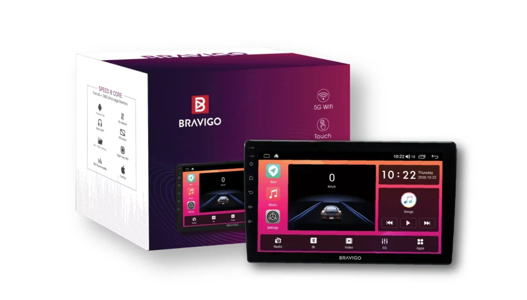 Màn DVD android 10 inch Bravigo 