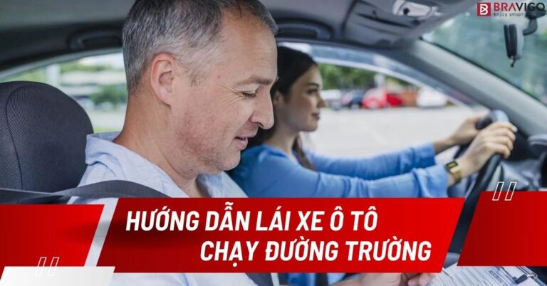 chạy xe ô tô đường trường