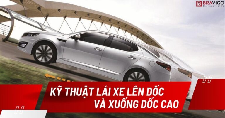 lái xe lên dốc và xuống dốc cao