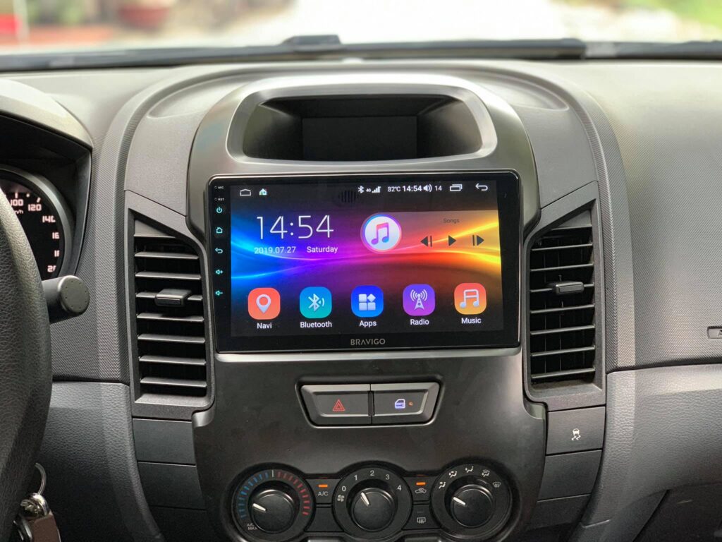 Màn hình android cho xe Ford Ranger