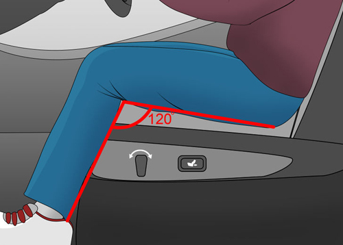 Chỉnh khoảng cách ghế