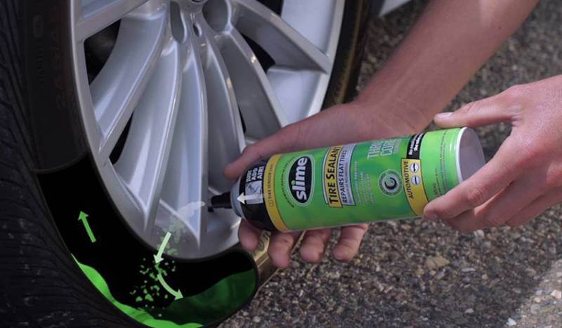 Vá lốp bằng keo tự vá