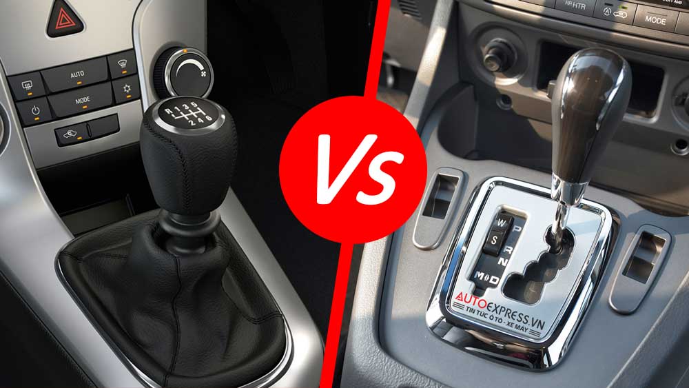 Phân biệt xe số sàn với xe số tự động