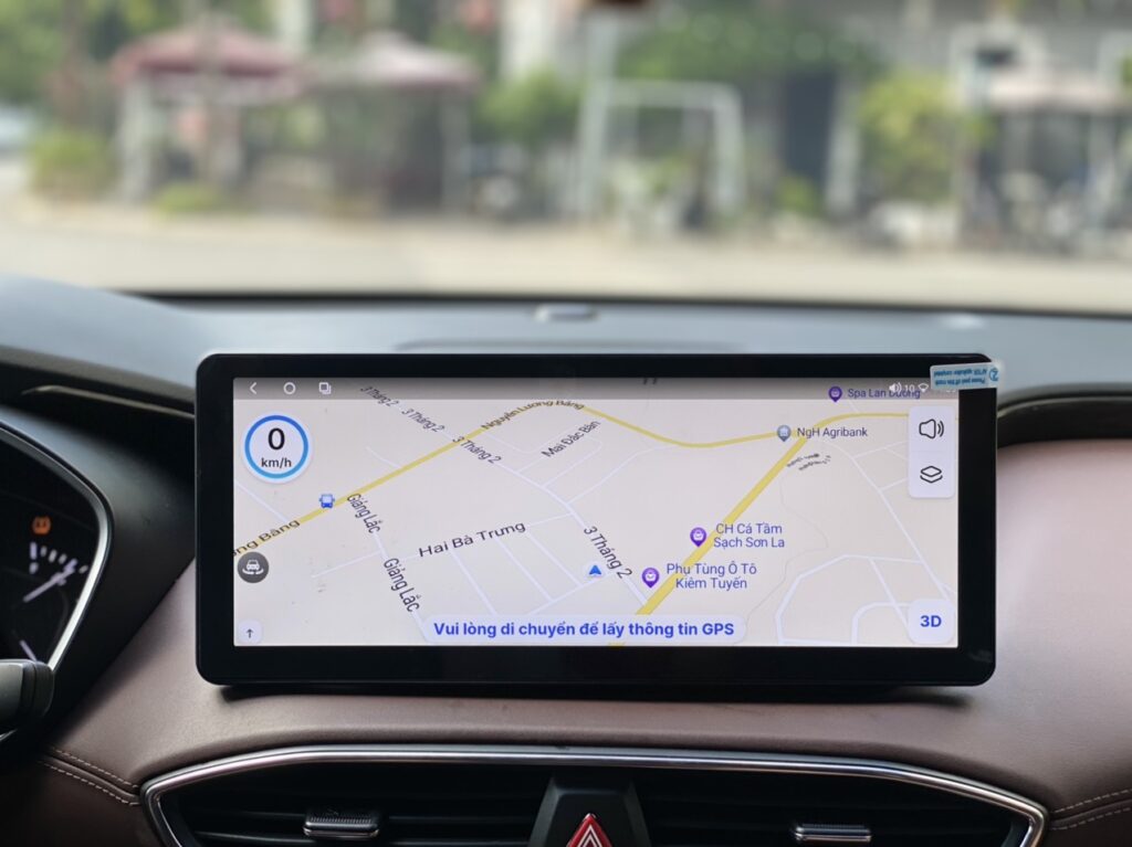 màn hình BRAVIGO trên Hyundai SantaFe