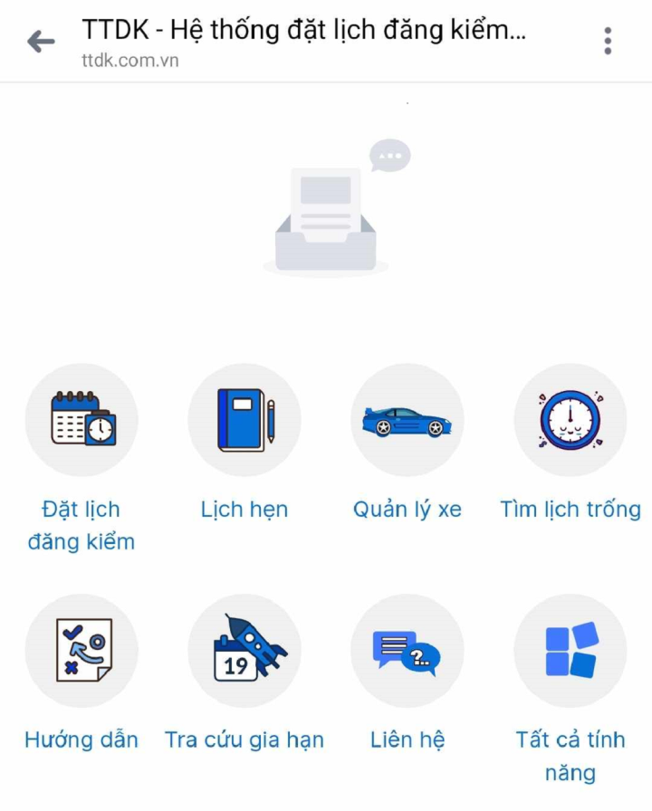 Các tính năng của app đăng kiểm xe ô tô
