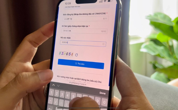 App gia hạn đăng kiểm xe ô tô 