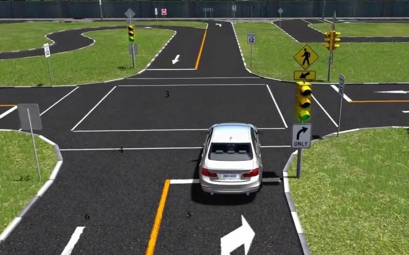 Kỹ thuật lái xe qua đường hẹp vuông góc