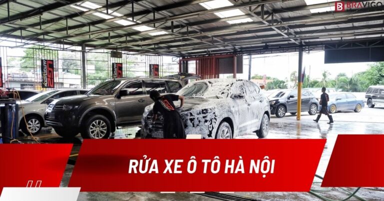 tiệm rửa xe ô tô tại hà nội