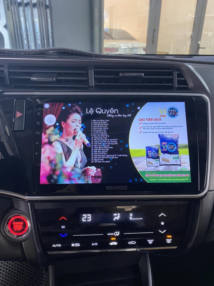 tính năng giải trí trên xe honda city