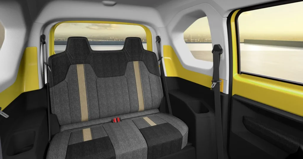 Nội thất VinFast VF3 tiện nghi