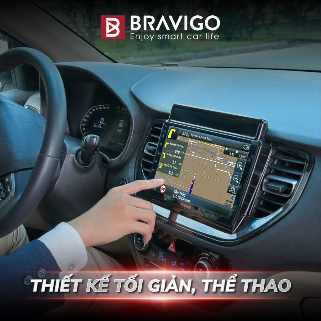 màn hình hỗ trợ dẫn đường